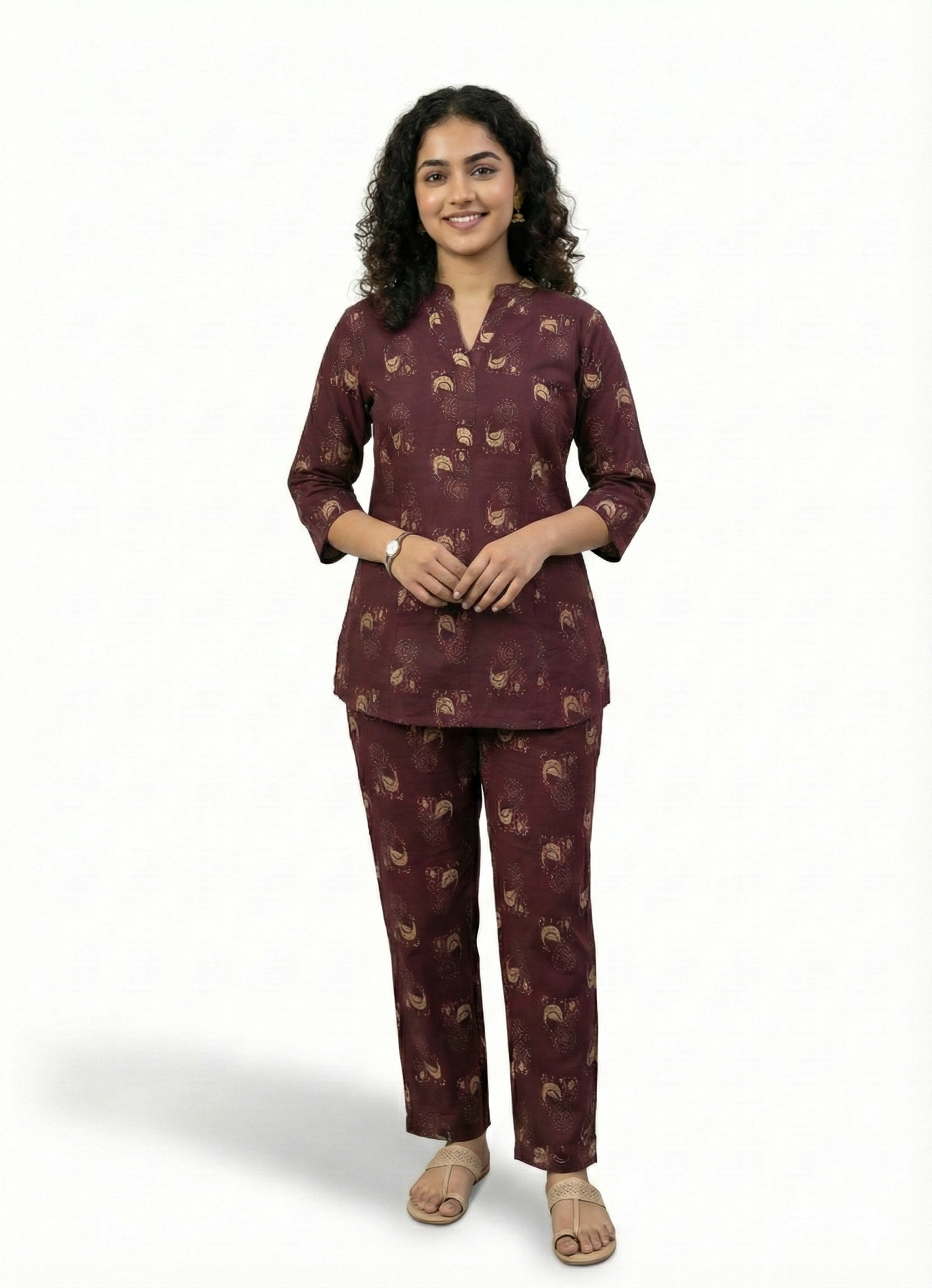 Maroon Co-Ord Set
