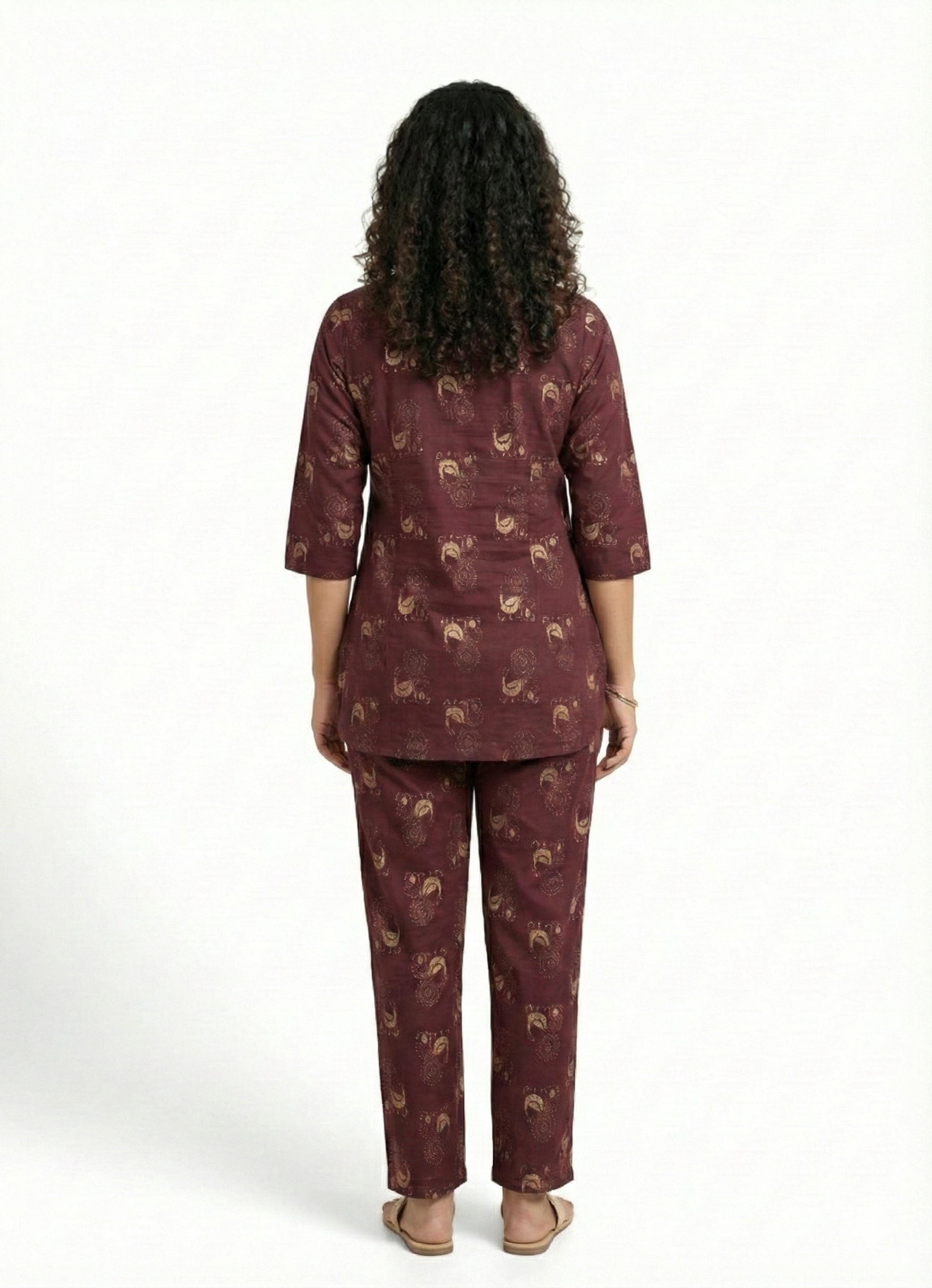 Maroon Co-Ord Set