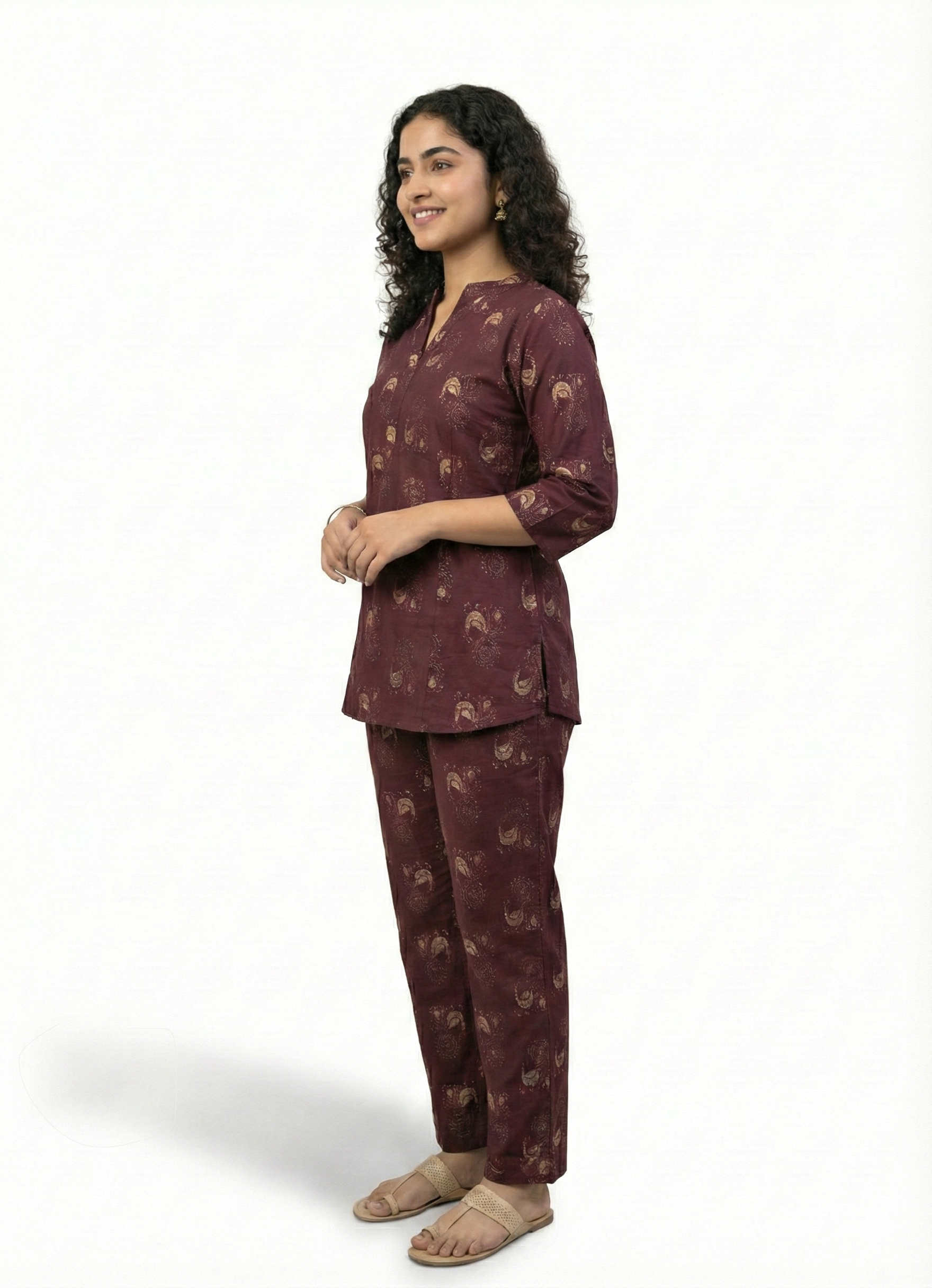 Maroon Co-Ord Set